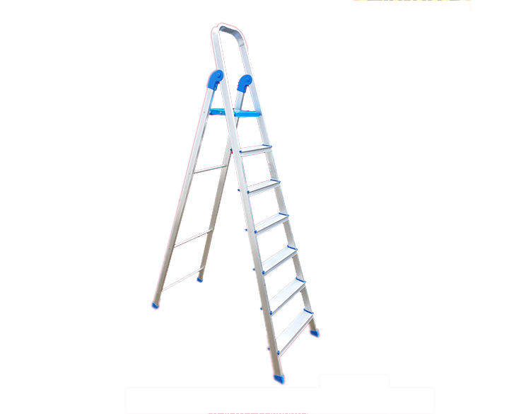 7 Steps Aluminium Ladder with Anti Slip Shoes